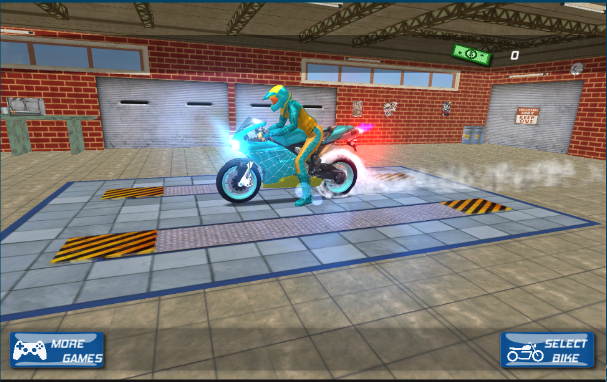 Hero Stunt Spider Bike Simulator 3D